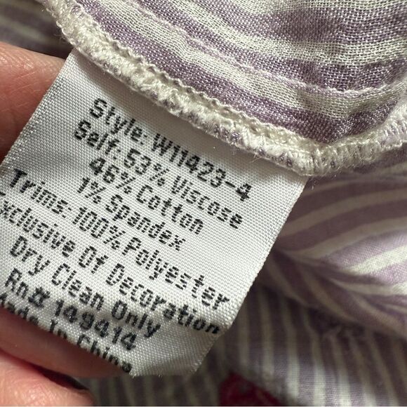 Johnny Was Workshop embroidered boho blouse top - Picture 4 of 5